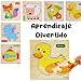 16 PCS Puzzle Madera Niños y Niñas 1 Imagen de 16 PCS Puzzle Madera Niños y Niñas 1