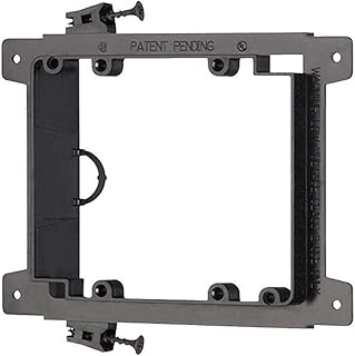 Arlington LVS2 Double Gang Screw-on Low Voltage Bracket for New Construction