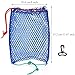 ZENFUN Set of 6 Crab Trap Bait Bags with Locker, Crab Crawfish Trap, Minnow Traps, Fishing Mesh Bait Traps Fishing Accessories Trap for Shrimp Fish Lobster(Blue)