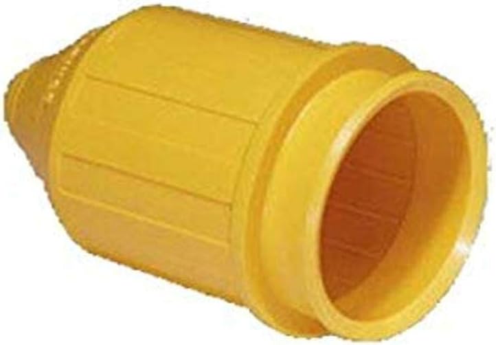 Marinco7717N Weatherproof Cover for Marinco Marine Electrical 50-Amp Connectors (6361CRN and 6365CRN, Male Connectors, Yellow)
