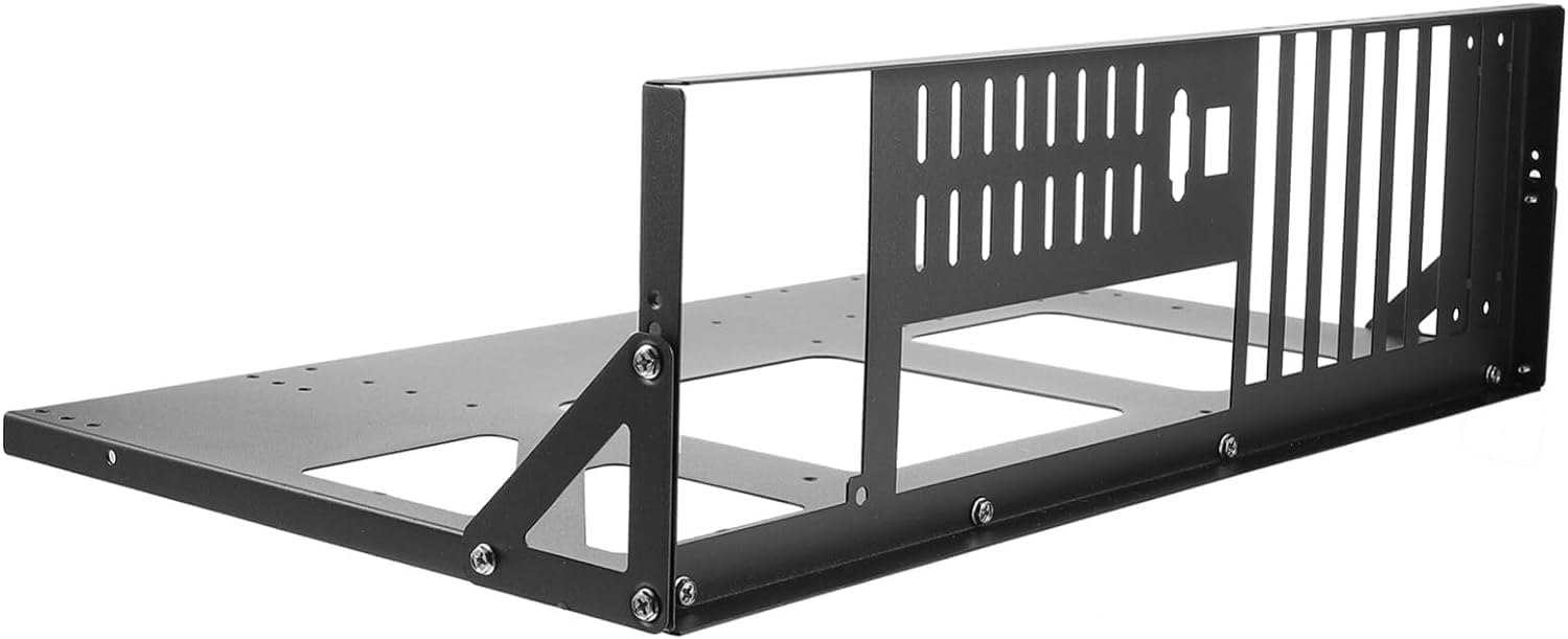 Rack Mount Pc Case 6 GPU Mining Case Steel Open Air Miner Computer Case Eth  Frame Rig For Bitcoin Miner Kit Unassembled Ethereum Mining Rig