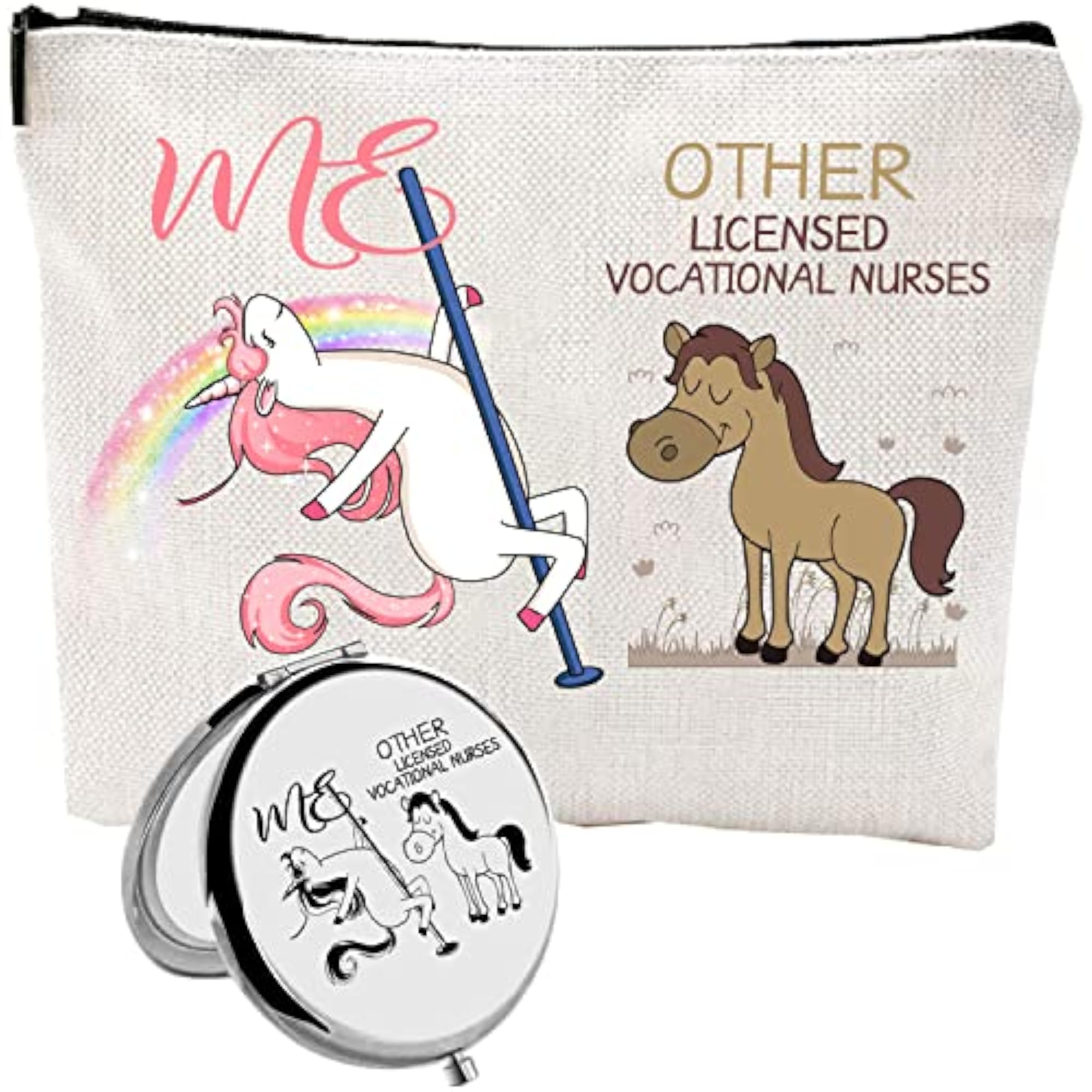 LVN Nurse Makeup Bag, Gift for Nurses