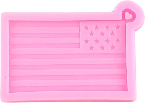 Miniatura 8 de Moldes de resina para llavero de pistola de soldado caído, placa de perro con bandera estadounidense, molde de fundición de resina con corazón de