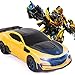 HEBXMF Transformers Bumblebee Autobot con Arma Telecomando Hornet Deformazione dell'auto Robot 360° velocità alla deriva ABS Auto acrobatica Giocattolo RC Bambini Ragazzi Ragazze Compleanno Regalo di