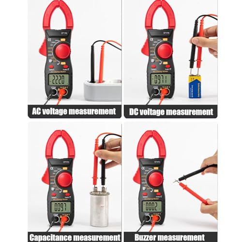 Multimètre de borne AMP idéal pour la rénovation et test de fil NCV - 6