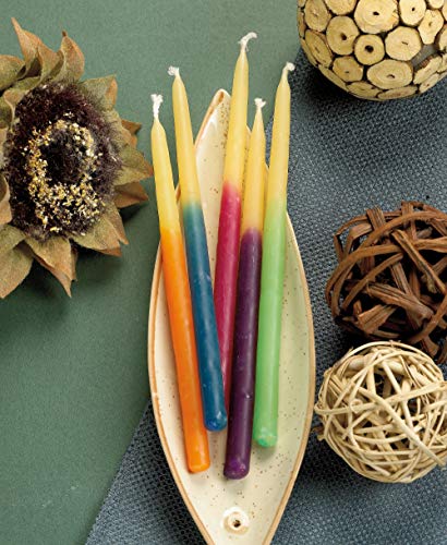 Rite Lite C-21-M Premium Dripless Multicolor Hanukkah Candles thumb #2