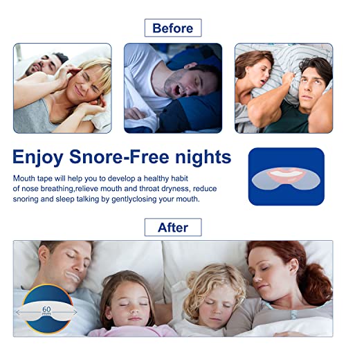 90 Pezzi Strisce Bocca Anti Russare Cerotti