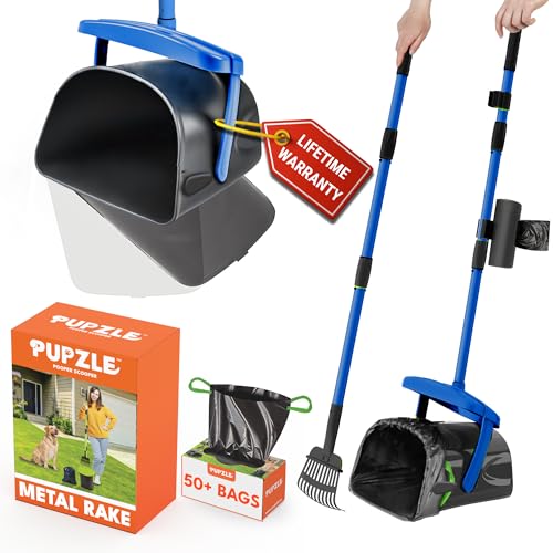 Pupzle Dog Pooper Scooper with Bag Attachment, 40