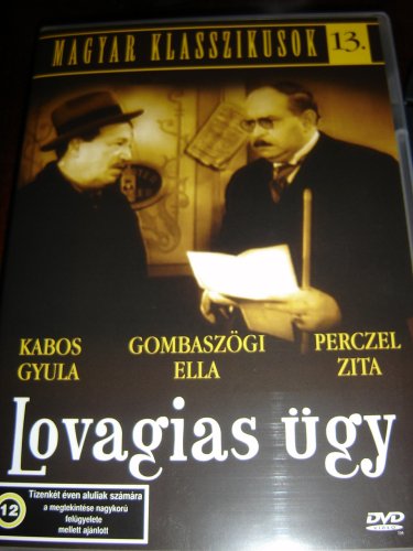 Lovagias Ugy / Hungarian Movie / Region 2 DVD PAL / Magyar Only Film NO English options / Kabos Gyula, Gombaszogi Ella, Perczel Zita / 78 minutes