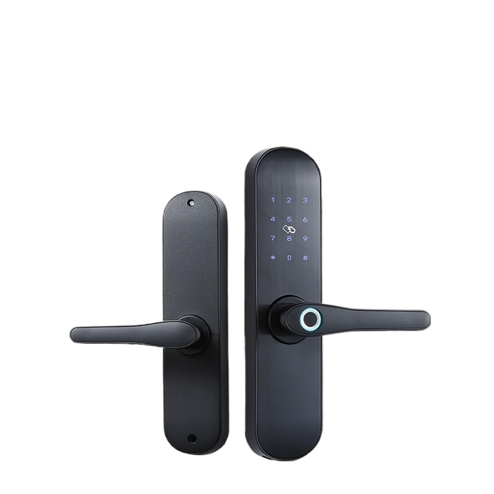 DIGNIFE Smart Door Lock, Semi Automatic Fingerprint Smart Lock Bluetooth Electronic Lock with Card Password