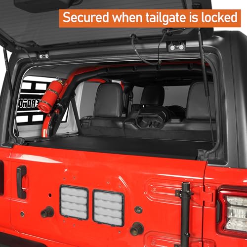 Image of Hooke Road Security Trunk Cargo Cover for 2018-2023 Jeep Wrangler JL