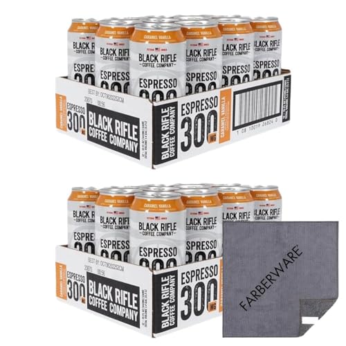 Cameo Black Rifle Coffee RTD Ready to Drink Cans, Caramel