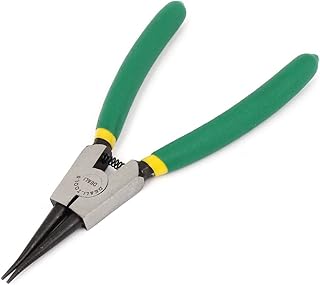 Aexit Green Plastic Pliers Coated Handle External Straight Circlip Plier SLI-p-Joint Pliers 6