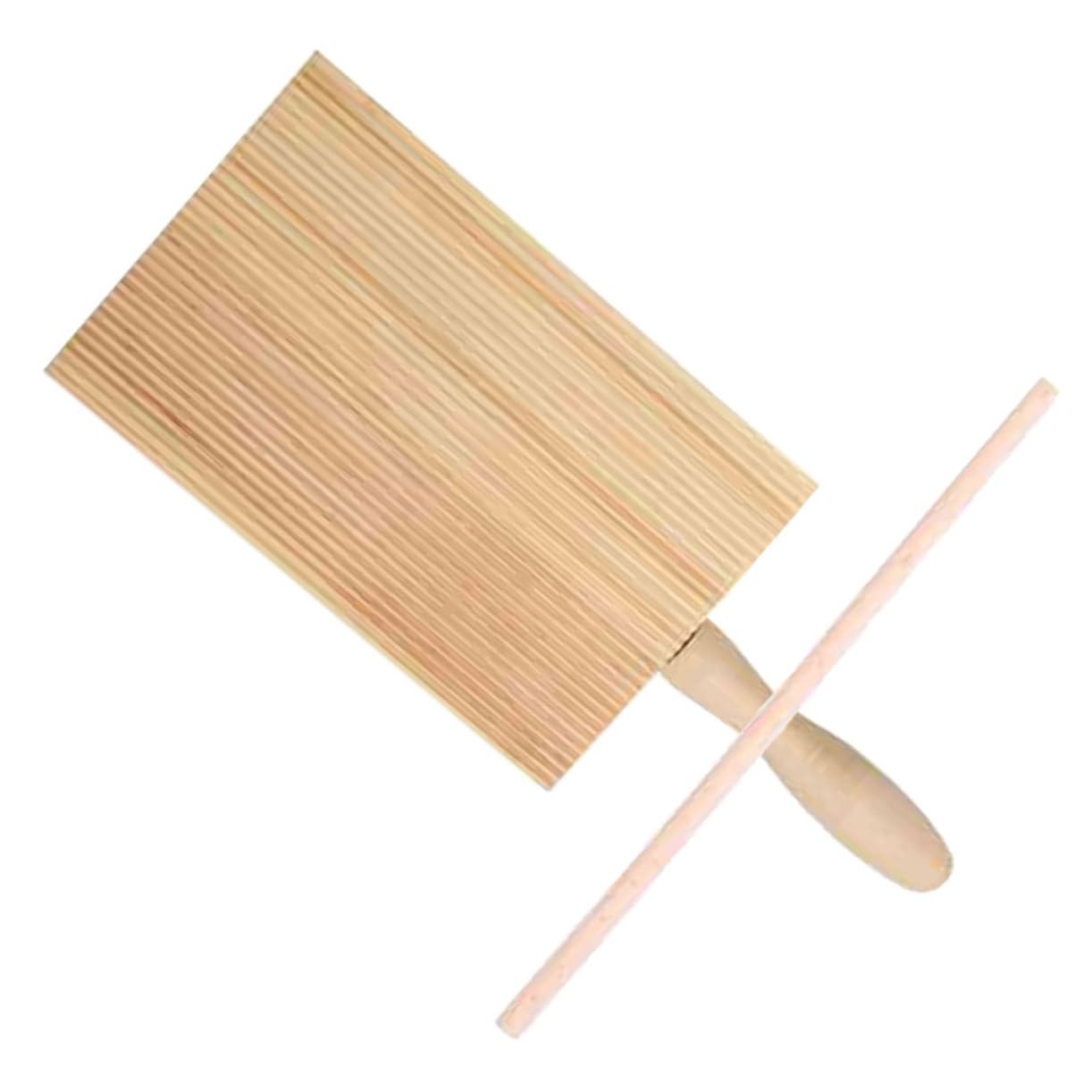 Cabilock 1 Set Convenient Pasta Maker Wear Resistant Gnocchi Board Paddle Rubbing Tool for Homemade Pasta Easy to Clean Store Kitchen Utensil