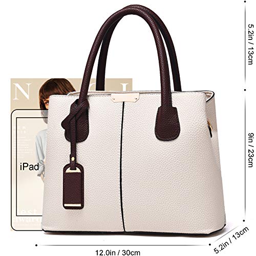 COCIFER Women Top Handle Satchel Handbags Shoulder Bag Tote Purse Messenger Bags - Thumbnail 4
