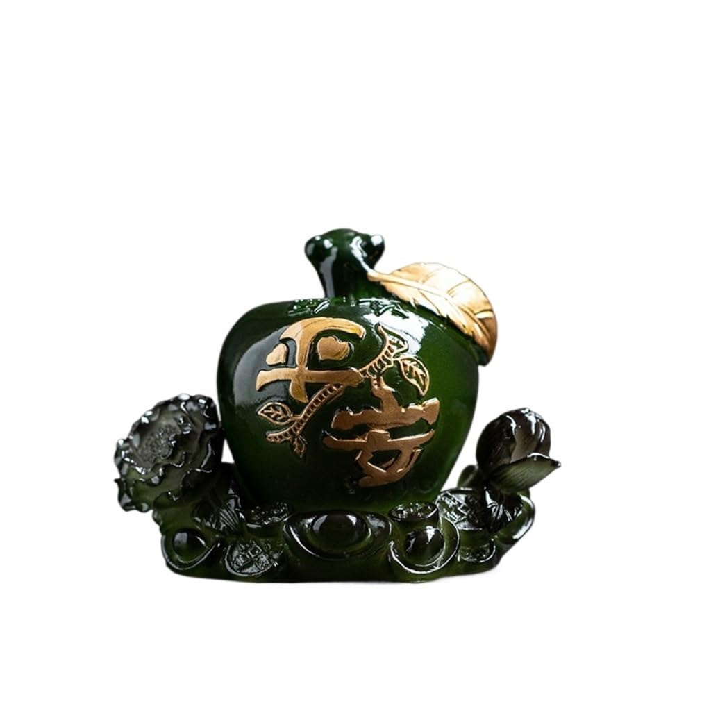 ENGENDER Kung Fu Tea Pet Creative Fruit Tea Pet Heat-changing Color Tray Set Accessories Resin(C)