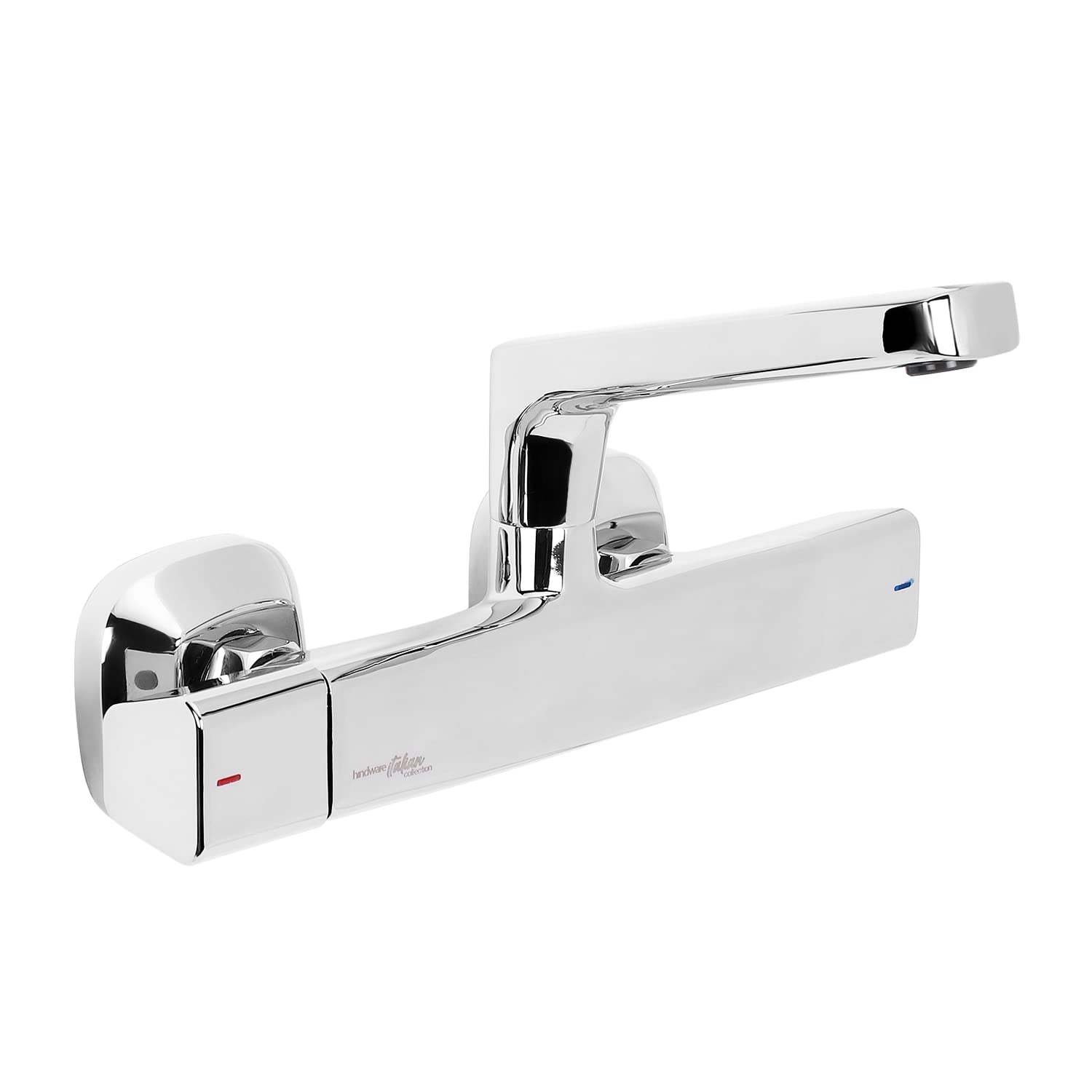 Hindware Italian Collection F530023CP Starc Hot and Cold Sink Mixer with Swivel Spout (Wall Mounted), Brass with Chrome Finish | 12-Year Manufacturer Warranty (B0BCQVGZXN) Amazon Price History, Amazon Price Tracker