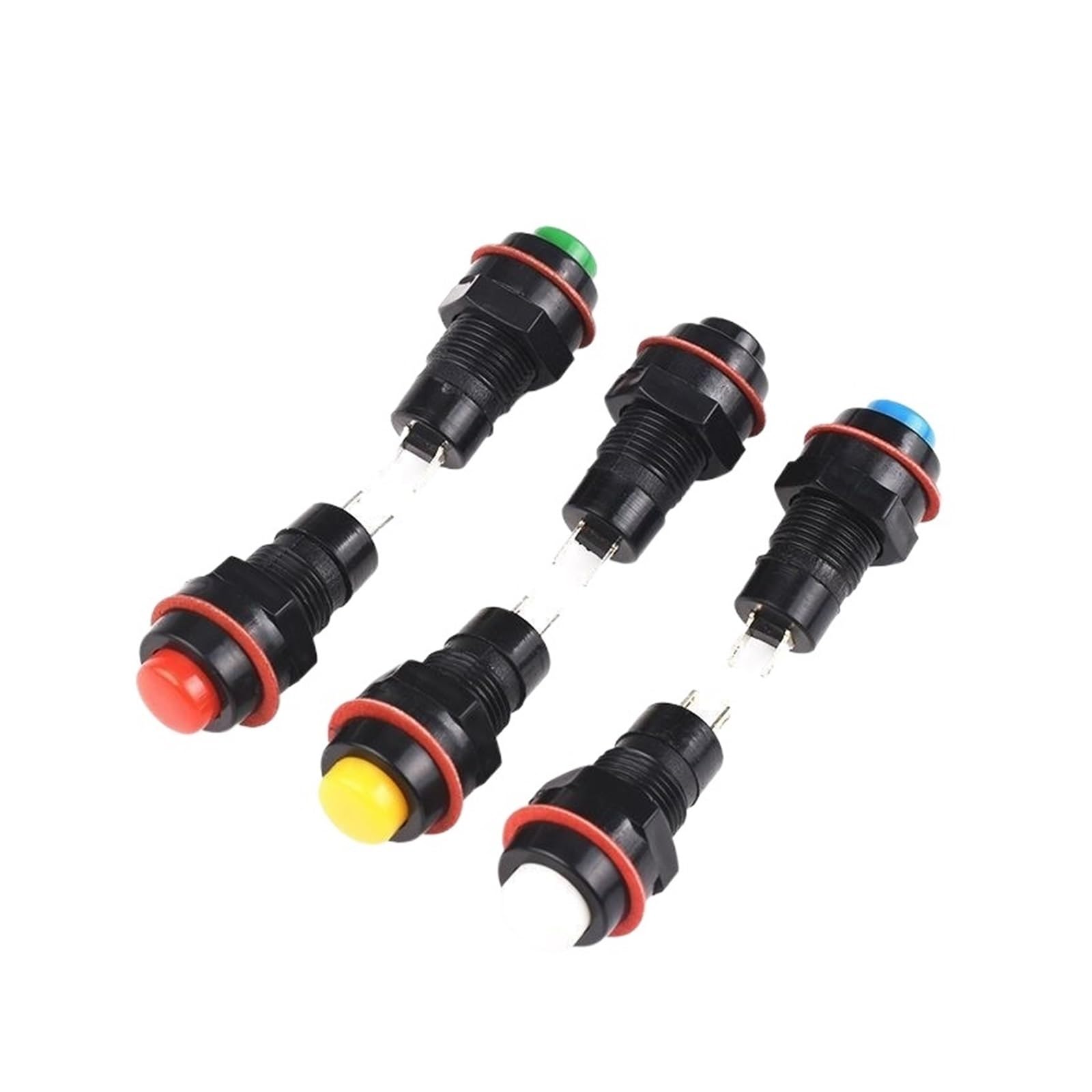 Bouton-poussoir momentané vert 10mm automatique pour réparer vos circuits