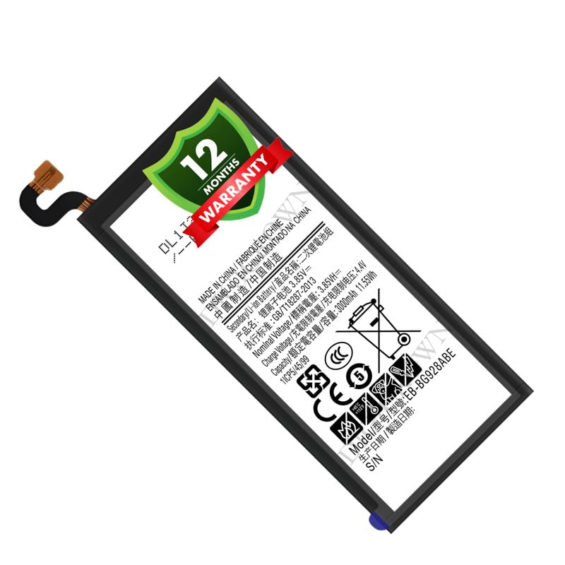 Image of Original EB-BG928ABE Battery Compatible for Samsung Galaxy S6 Edge+ Plus - (3000mAh) - 1 Year Warranty