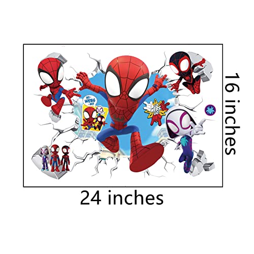 New Superhero Wall Stickers Movie Wall Decal Peel And Stick Decal For Bedroom Living Room Party Decor #TOP3