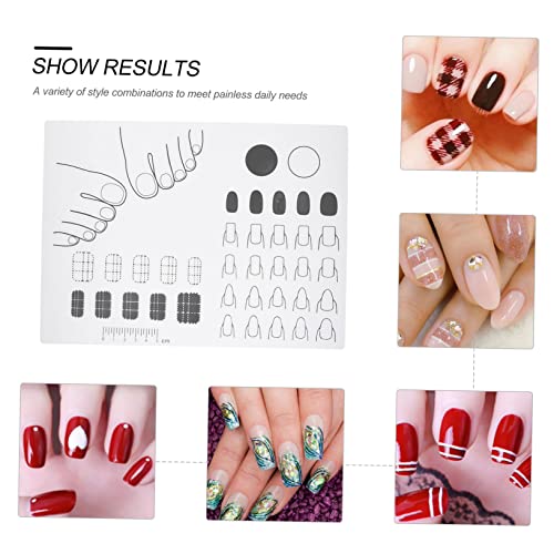 Tapete de silicona para practicar manicura acrílica miniatura 5