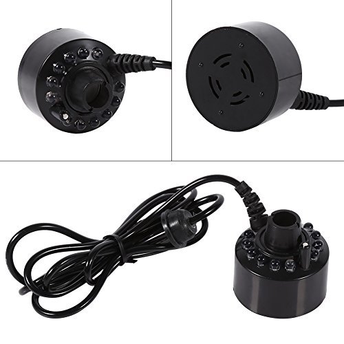 Weikeya LED Mist Maker, Fogger Waterfontein+5 ~ 45 ℃ Produceren Verstuiving Fantastische en Kleurrijke met Volledige Plastic - Image 6