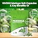 Pure Moringa Softgel, Moringa Leaf Extracts, 120 Day Supply, 30:1 Ultra-Concentrated Liposomal Tech 98% Absorption, Complete Green Superfood, for Energy, Skin, Immune & Gut Health