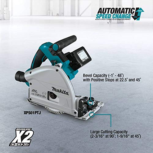 Makita XPS01PTJ 5.0Ah 18V X2 LXT Lithium-Ion (36V) Brushless Cordless 6-1/2