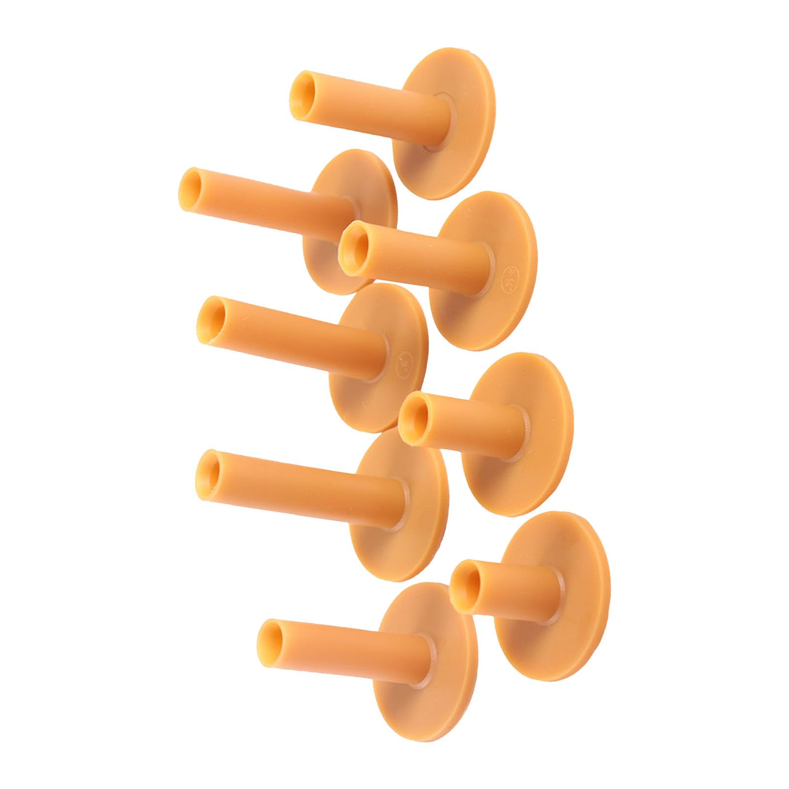 Yosoo Health Gear Goma Tees de Golf, Set de 8 Piezas Irrompibles, Diferentes Tamaños 35-80 mm, Base para Campo de Práctica de Conducción