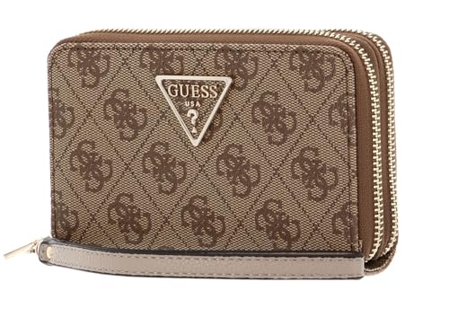 GUESS Women Laurel SLG Medium Zip Around Bag, Ltl