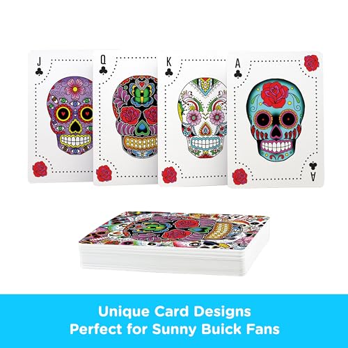 Sugar Skulls naipes de póker miniatura 3