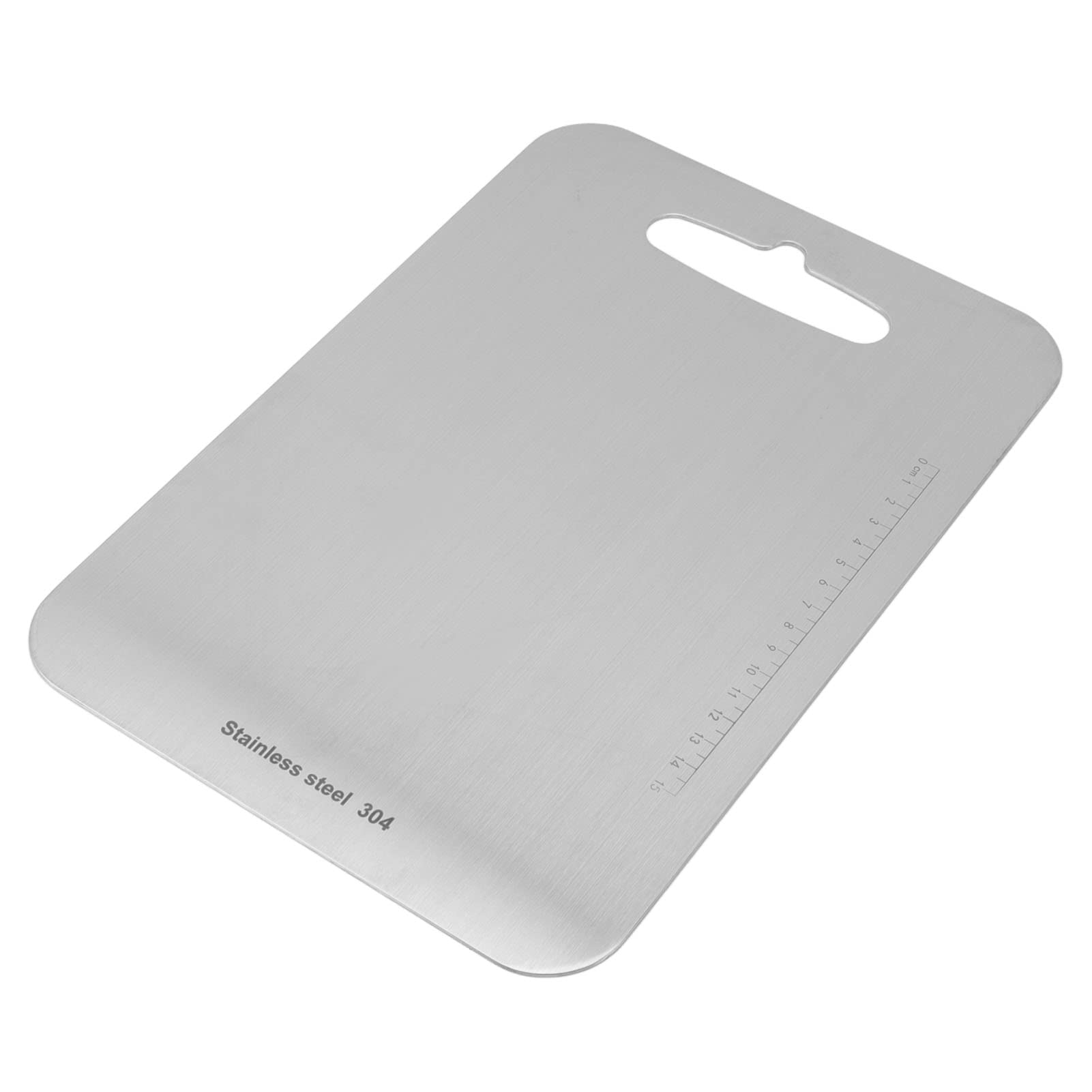 Dubbelzijdige Snijplank van Roestvrij Staal voor Koken in de Keuken, Gemakkelijk Te Gebruiken voor Fijnproevers en Chef-koks (S Dubbelzijdige Snijplank van Roestvrij Staal voor Koken in de Keuken, Gemakkelijk Te Gebruiken voor Fijnproevers en Chef-koks (S