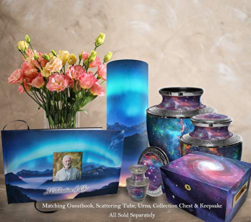 Image of Aurora Celebration of Life Funeral Guest Book for Memorial Service