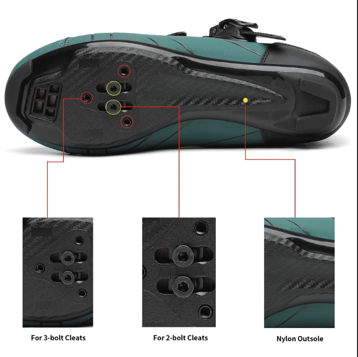 Image of Unisex Cycling Shoes Compatible with pelaton Indoor Road Bike Riding Shoes for Men and Women Delta Cleats Clip Outdoor Pedal