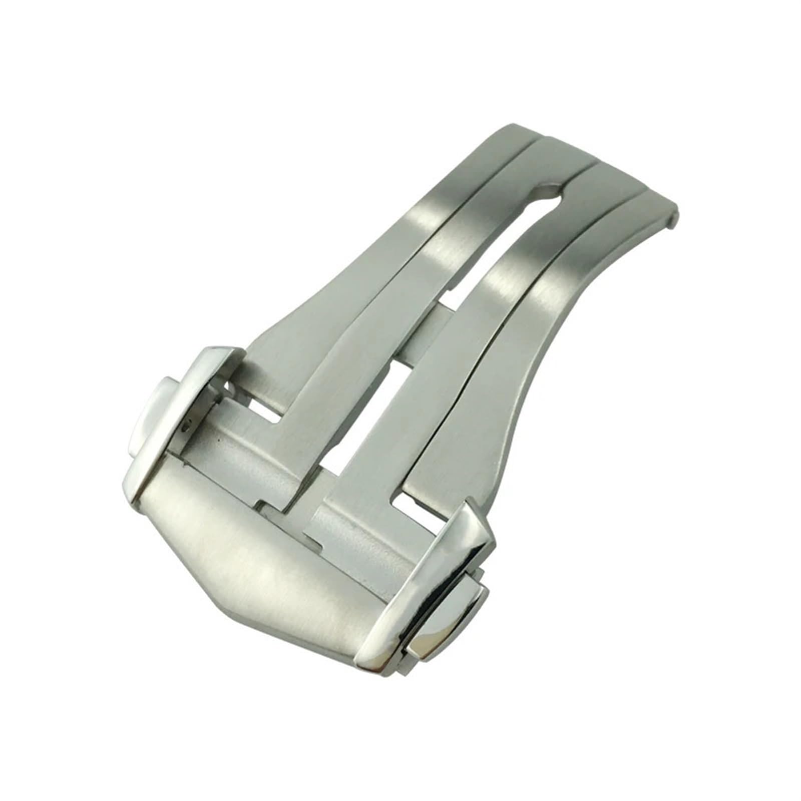 Fibbia deployante da 18 mm Adatta per Orologio Aqua 150 Cinturino in Pelle con Fibbia in Gomma