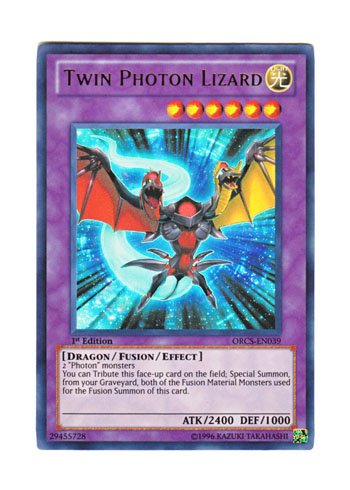 Amazon.co.jp: 遊戯王 英語版 ORCS-EN039 Twin Photon Lizard ツイン