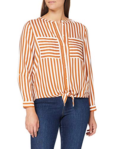 Preisvergleich Produktbild Street One Damen 342166 Streifenbluse Bluse, Foxy Caramel, 42