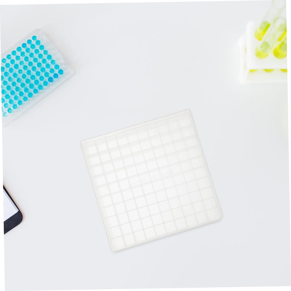 CHILDWEET 2pcs Box Tube Box Small Tube Rack Test Tube Holder Microsmall Tube Storage Vial Holder Freezer Storage Organizer Small Tube Holder Freezer Storage Boxes Test Tube Rack Pp