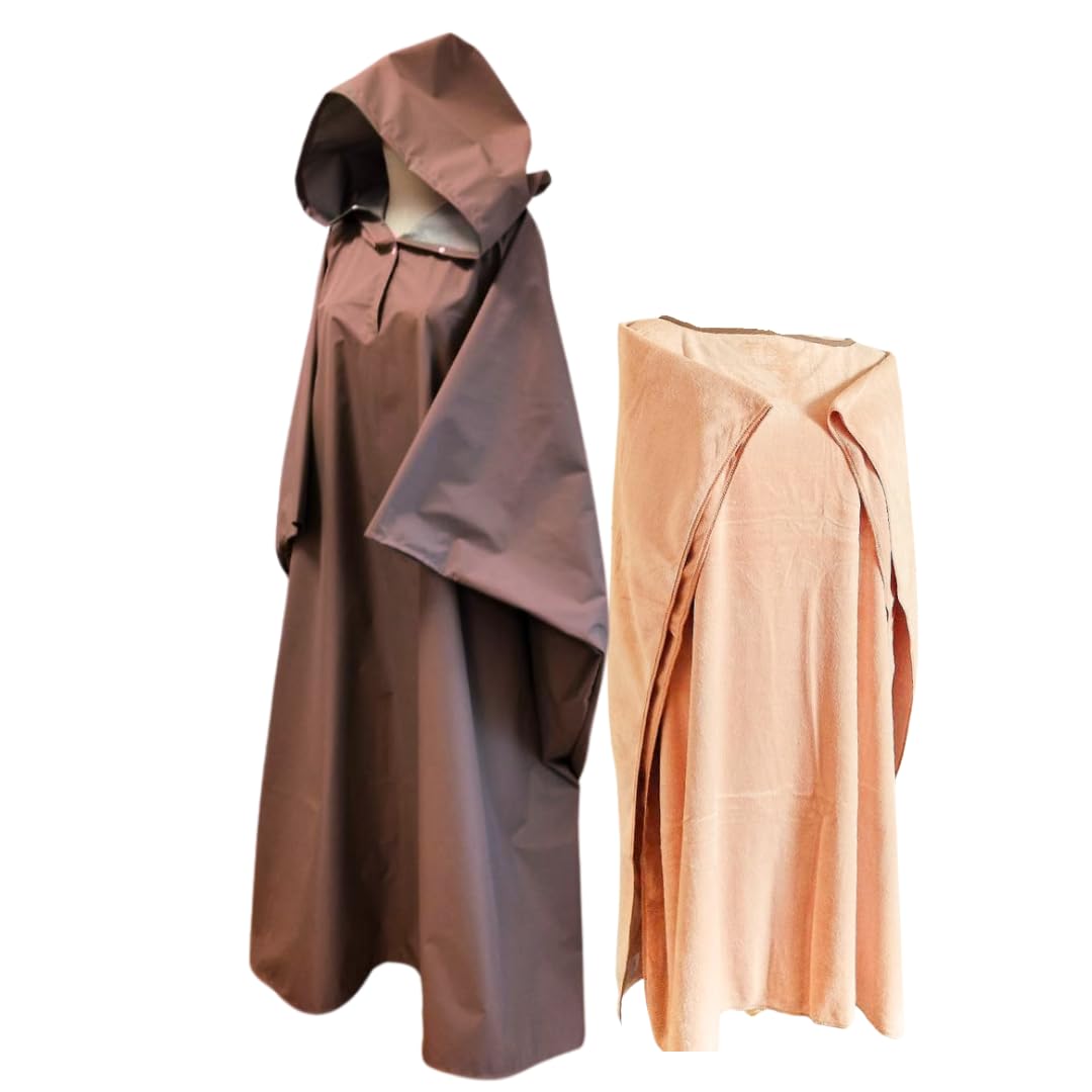 Amazon.co.jp: [My TOTONOI] 【よもぎ蒸し用マント】軽量・速乾フード