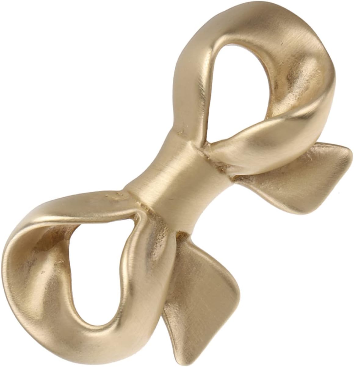 Hemobllo 2pcs Bow Handle Antique Dresser Vintage Dresser Vintage Vanity Furniture Hardware Pull Bar Cabinet Pull Metal Drawer Knob Metal Pulls Furniture Accessory Handle Brass Bow Tie