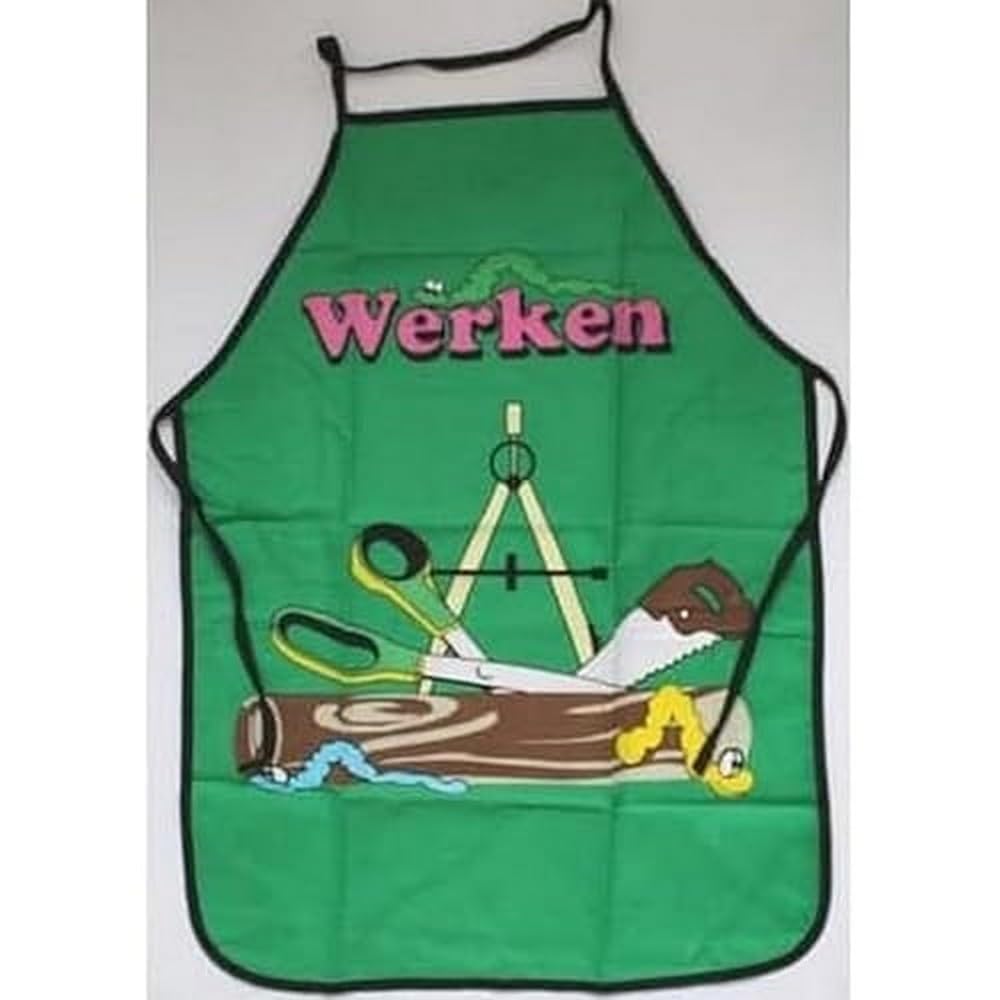 Papierprodukte Uhlig 826 Work Apron Assorted Colours Painting Apron Craft Apron Blue/Red/Green/Orange