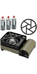 Amazon | キャプテンスタッグ ウインドブレイク カセットコンロ