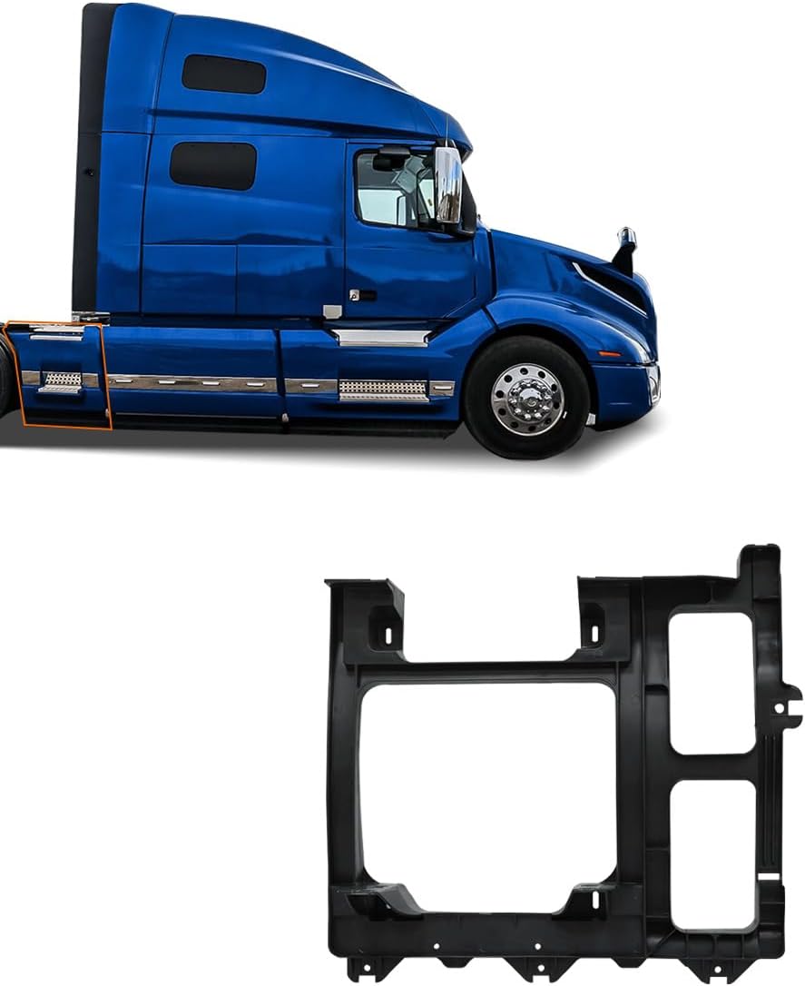 Rear Step Fairing Inner Support Kits Compatible with Volvo VNL 2018 2019 2020 2021 2022 2023 2024 860 Drive Left（A Style