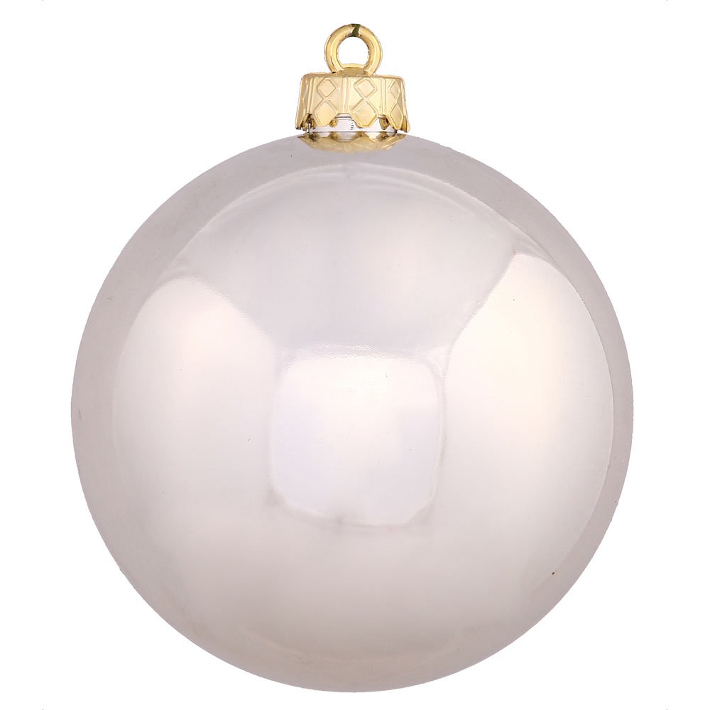 Vickerman Shatterproof Shiny Ball Ornaments, 32 per Box, 3