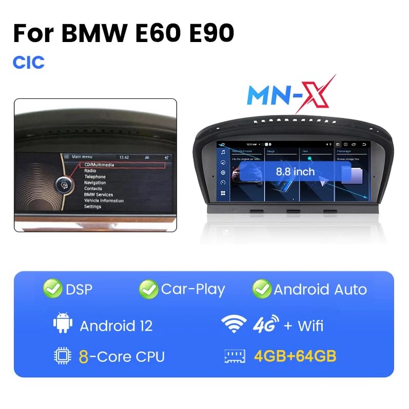 Amazon.com: Car Radio Multimedia for BMW 5 Series E60 E61 E63 E64 