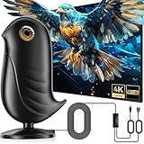 650+ Miles Long Range Digital TV Aerial for Smart TV & Older TVs with Signal Booster,HD TV Ariels Indoor Supports for 4K 8K 1080P Local Channels with 18Ft Coax Cable (Hot Pink)