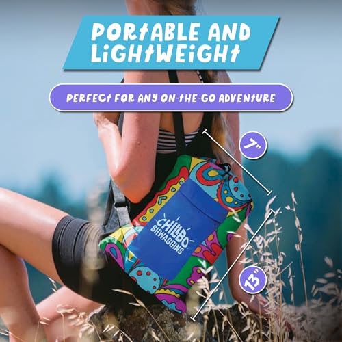 Chillbo Shwaggins Inflatable Couch – Cool Inflatable Lounger Easy Setup is Perfect for Beach Gear, Camping Fun and Festival Accessories.