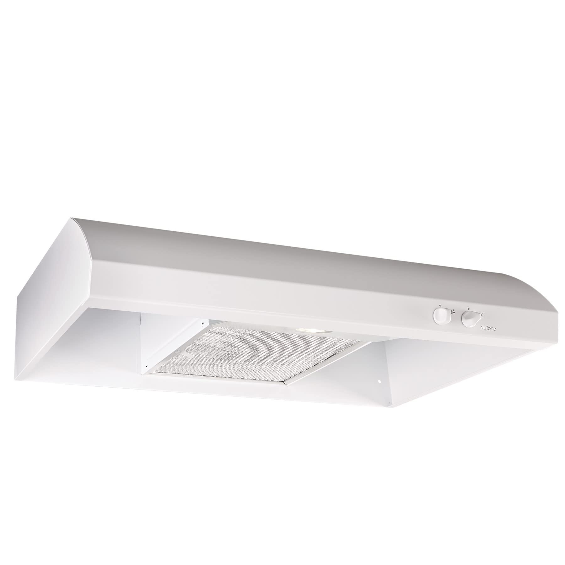 NuTone® 30-Inch 4-Way Convertible Under-Cabinet Range Hood, White, 270 Max Blower CFM