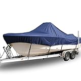 STOPBYUS 7.6oz Solution Dyed Polyester Styled-to-Fit Cover Compatible with a 2016-2022 Cape Horn 23 Cape Bay O/B Boat