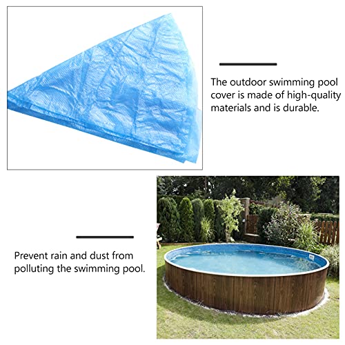 Cabilock Capa redonda para banheira de hidromassagem para piscina e poeira, capa impermeável para sp